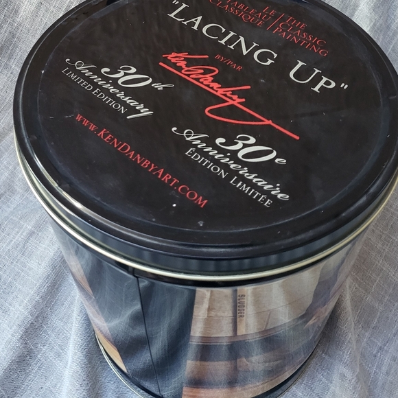 COLLECTABLE 30TH ANNIVERSARY LIMITED EDITION LACING UP by KEN DANBY TIN CAN - Picture 4 of 11